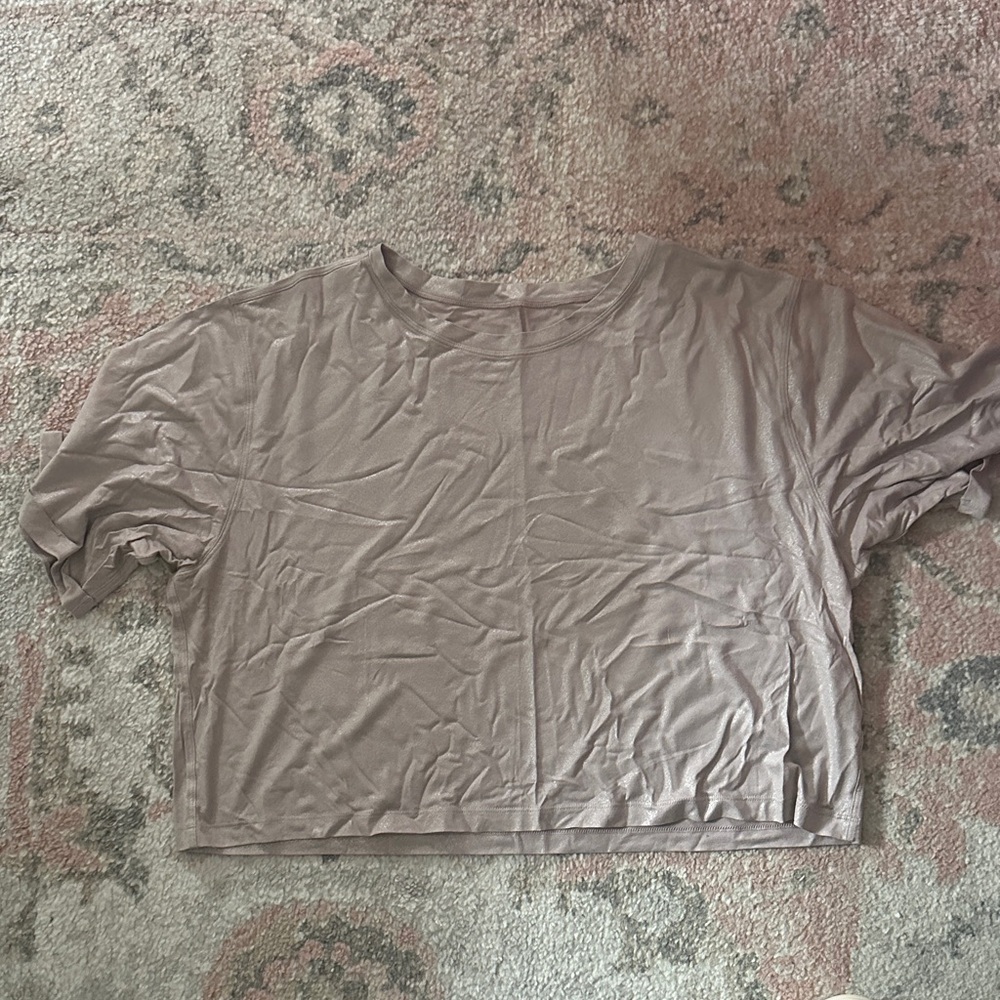lululemon athletica light pink Crop Top